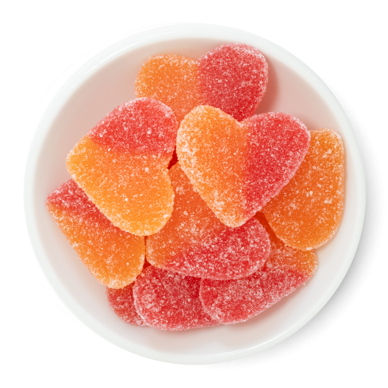 peach hearts