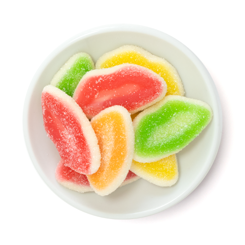 sour gummy lips