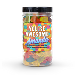 personalized candy jar - you're awesome