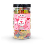 personalized candy jar - be my valentine