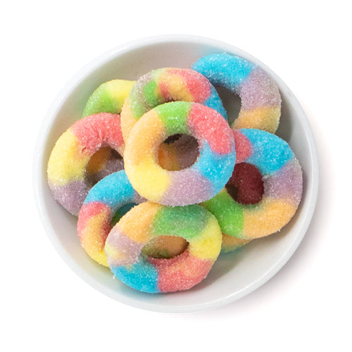 Sour Rainbow Gummy Rings