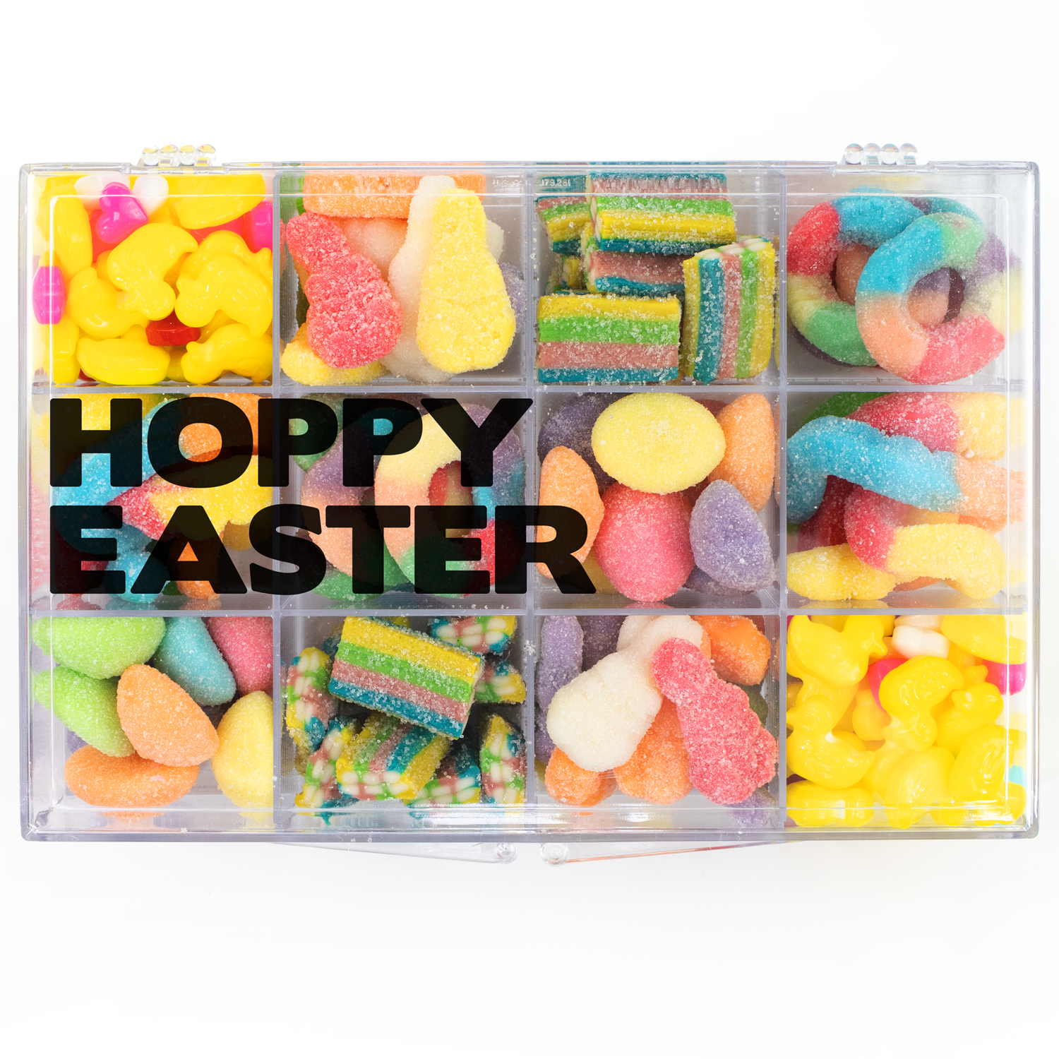 easter 12 piece snackle box