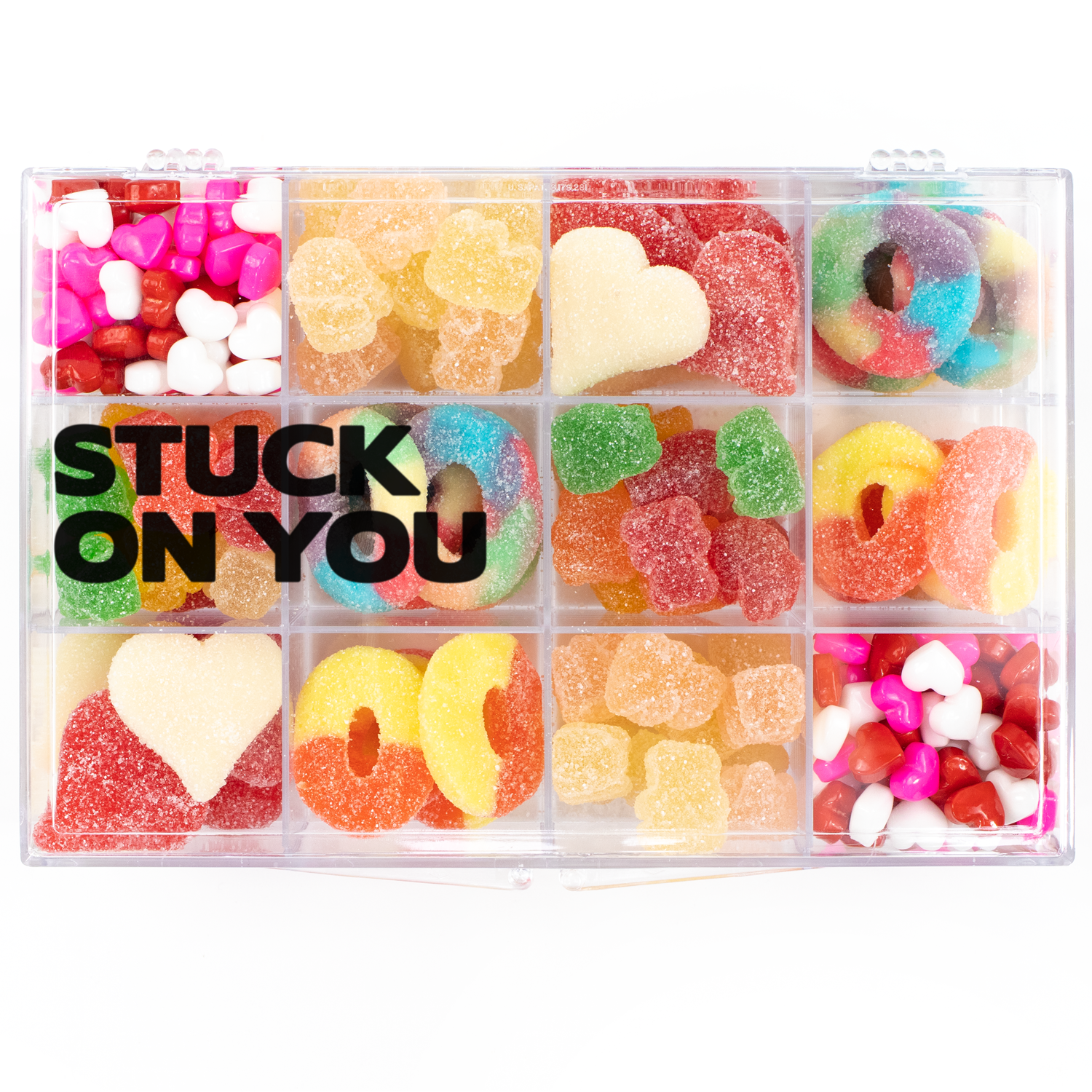 valentine's day 12 piece snackle box