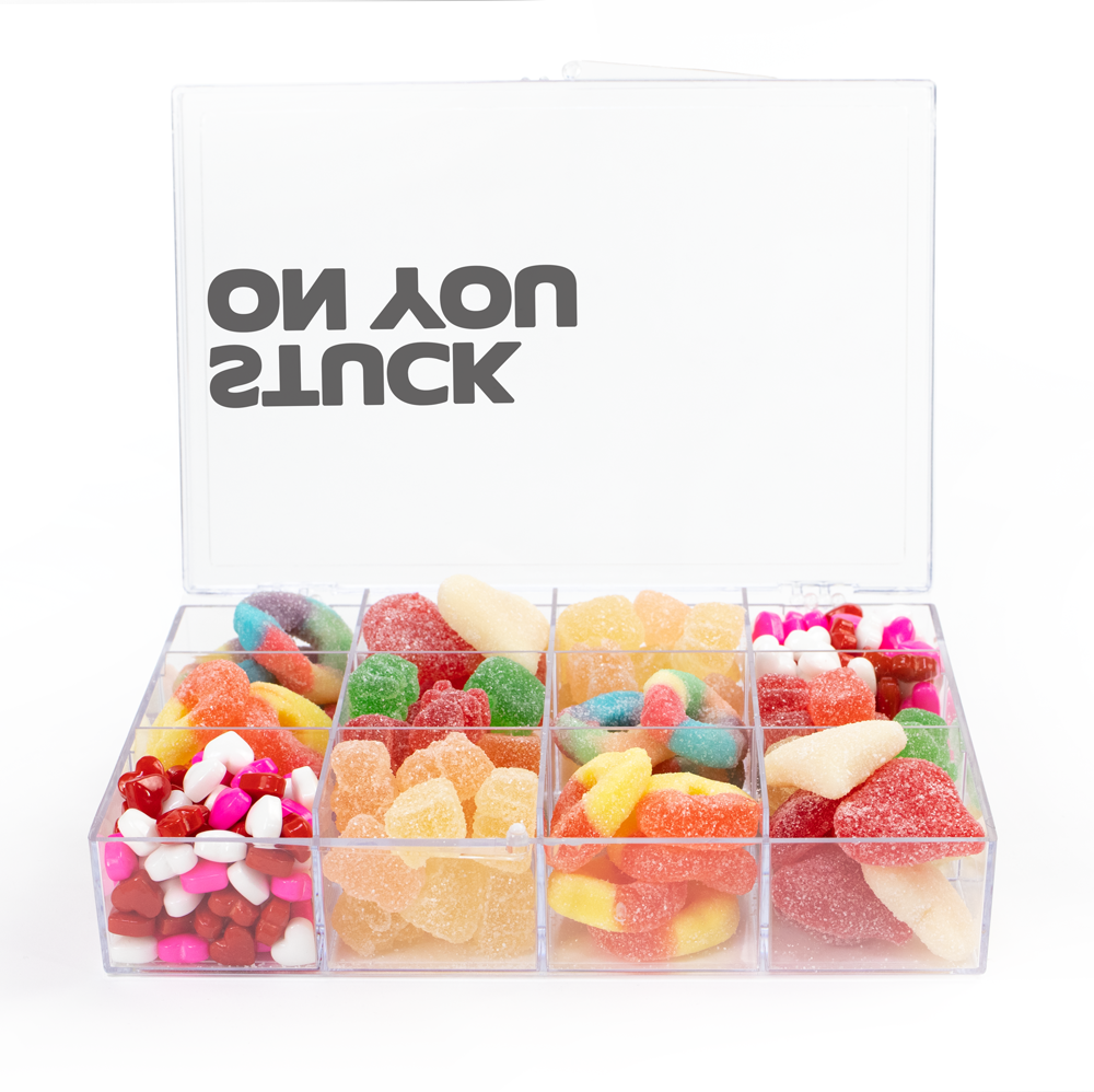 Valentine's Day 12 Piece Snackle Box - BOOM Candy