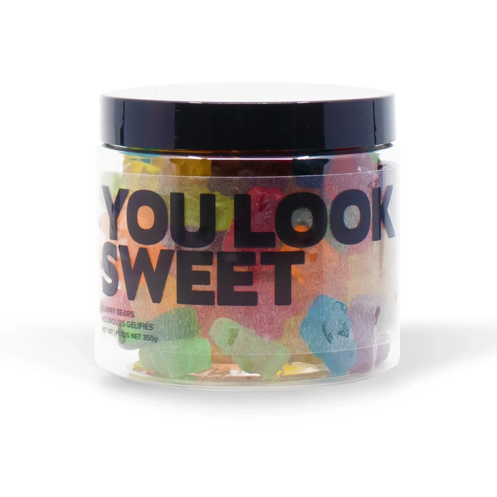 "you look sweet" candy tub